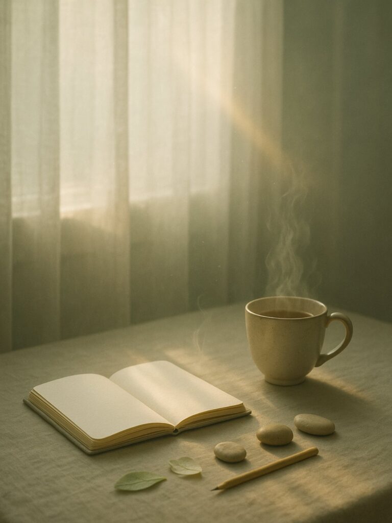 Perfection softens into presence